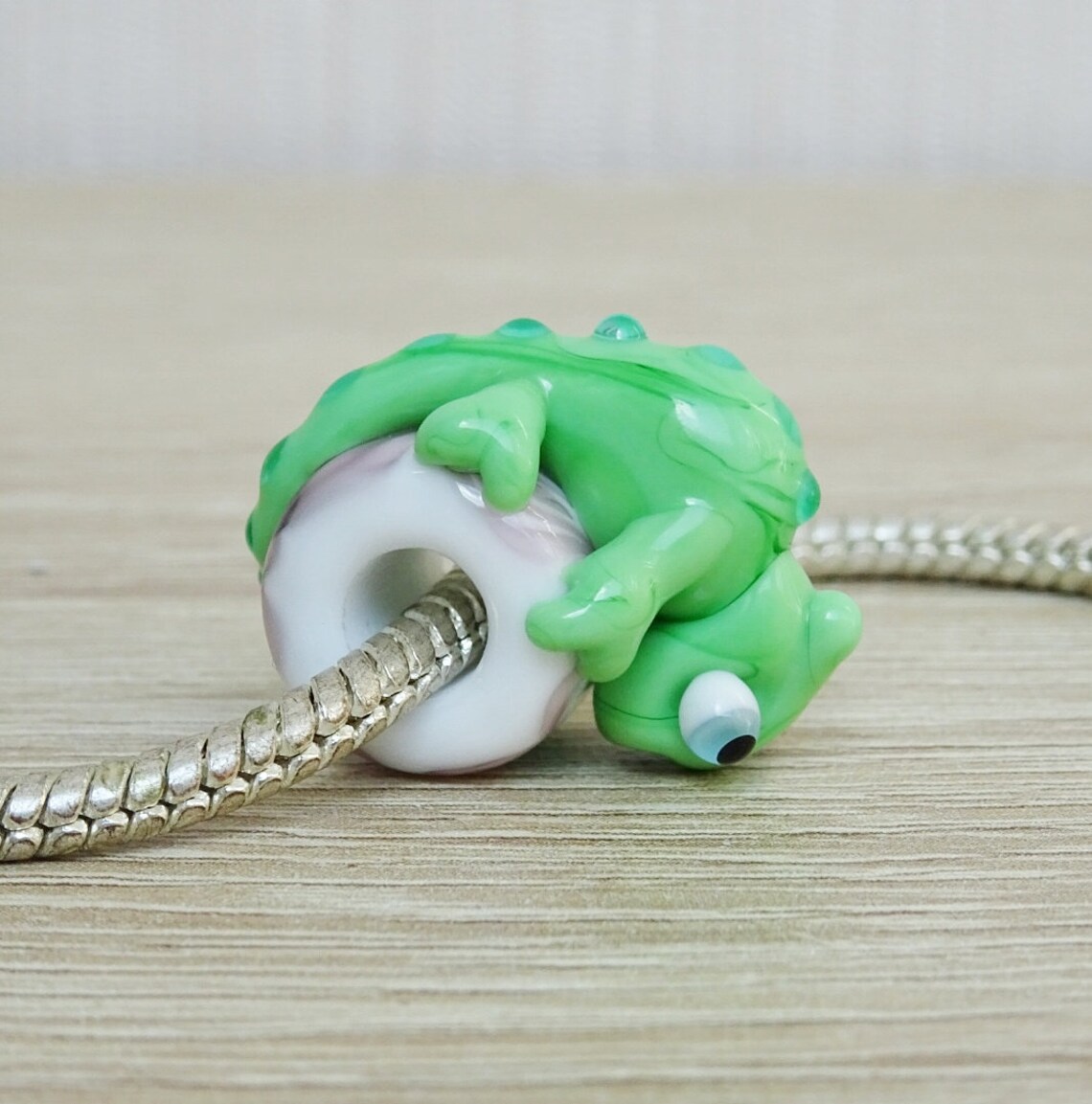 Chameleon charm bead chameleon Jewelry chameleon bracelet Etsy