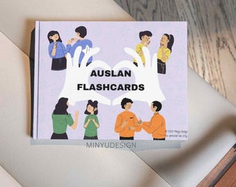 Auslan Alphabet Flashcards | Montessori materials | digital download