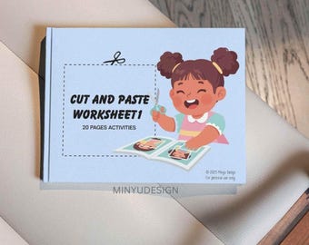 Cut and Paste Worksheets 1 | Fine Motor Skills | Preschool & Kindergarten