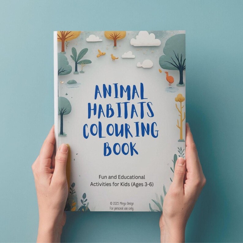 Printable Animal Habitats Colouring Book for Kids – Fun & Creative ...
