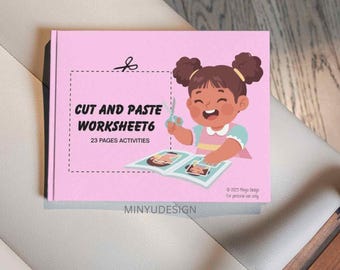 Cut and Paste Worksheets 6 | Fine Motor Skills | Preschool & Kindergarten