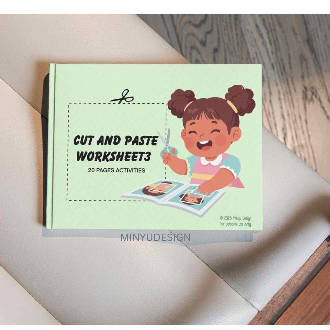 Cut and Paste Worksheets 3 | Fine Motor Skills | Preschool ...