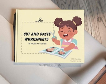 Cut and Paste Worksheets 5 | Fine Motor Skills | Preschool & Kindergarten