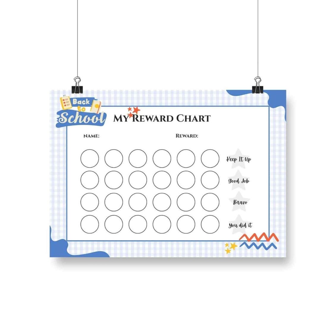 Kids Reward Chart School Version| Behavior Support | Daily Routine ...