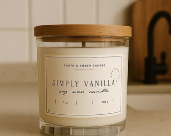 Hand-Poured Soy Wax Candle