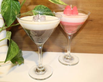 Martini Glass Candles
