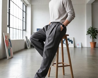 Vintage 90s GIORGIO ARMANI A Milano Borgonuovo 21 Charcoal