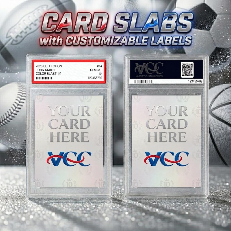 Custom Card Slab Labels - Etsy