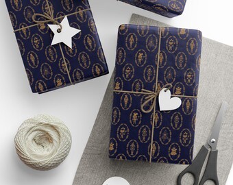 Papel de regalo de Cascanueces, elegante papel de regalo para Navidad y fiestas, ecológico, para cumpleaños y bodas, elegante papel de regalo.