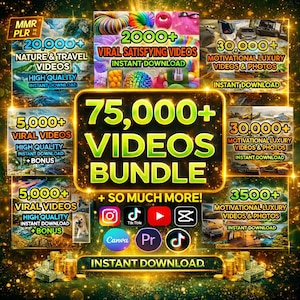 Plus de 75 000 bobines virales, TikTok, Instagram et YouTube