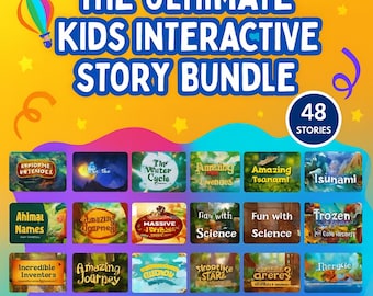 Interactive Storybook Templates – Canva Kids Bundle with Audio (PLR)