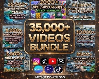 35,000+ Viral Reels Bundle, AI Animated, TikTok, Instagram & YouTube