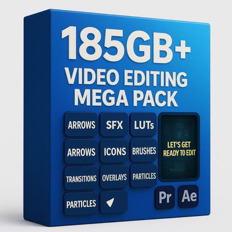 185GB+ Video Editing Bundle: Luts, SFX, Templates - Premiere Pro ...