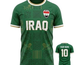 Iraq World Cup 2026 Jersey Custom Name Number Football Shirt Fan