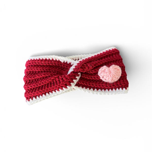 V-Day Crochet Ear-Warmer