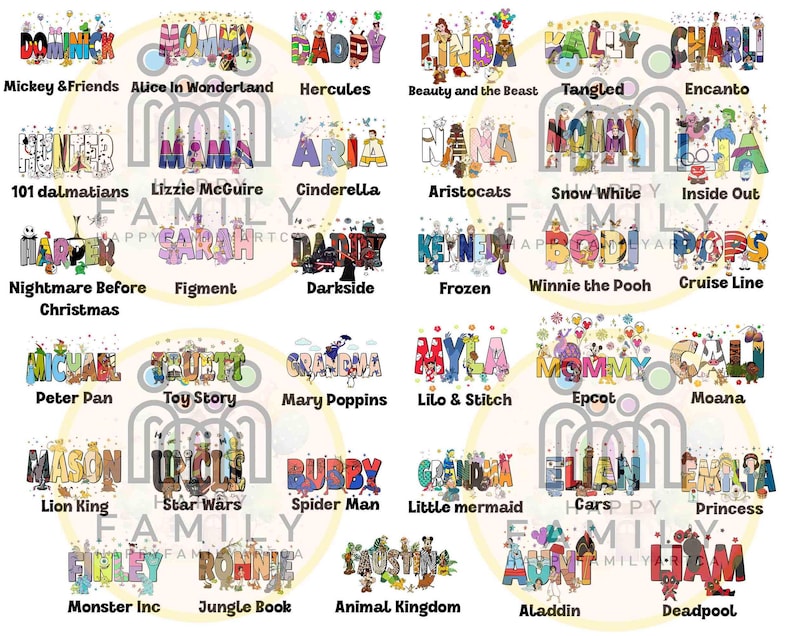 Custom Name Mickey & Friends Family Matching Shirts, Mom Dad Disney T-shirt, Personalized Mickey Mouse Kids Toddler Birthday Gift Tee image 4