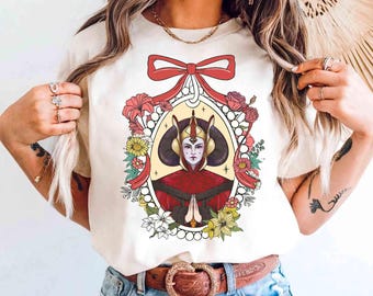 Coquette Bow Star Wars Padmé Amidala Princess T-shirt, Star Wars Episode I The Phantom Menace Tee, Galaxy’s Edge Trip, Hollywood Studios
