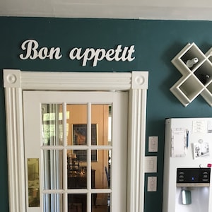Bon appetit. Wood sign. Wall Art. Kitchen Art. Wooden Letters for wall