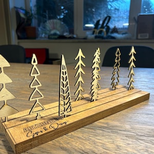 Bosque, árboles, letrero de estantería, encima de la chimenea, letrero de madera,