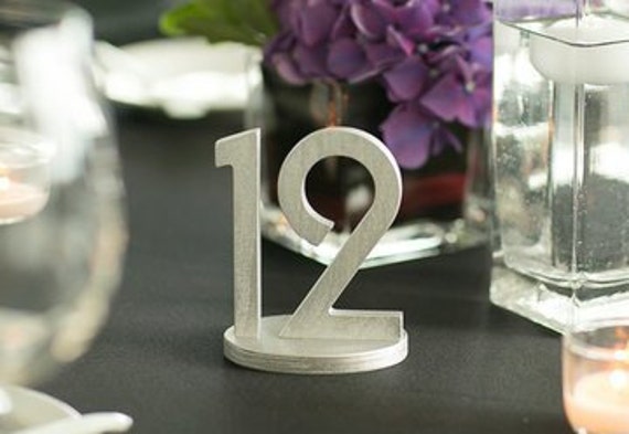 Art Deco Wedding Table Numbers Wedding Reception Signs Art Etsy