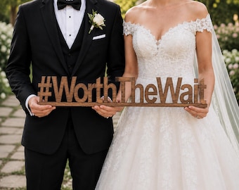 Wedding Hashtag Sign | Custom Wedding Decor | Reception Hashtag Signage | Bridal Shower Decoration| Hashtag Display Sign