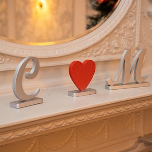 Bride and Groom Letters Initials for Wedding  table decor