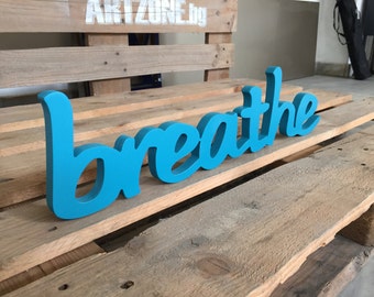 Just Breathe Cartello Decorativo In Legno Con Dente Di Leone, 10,2x10,2 Cm, Con Supporto, Per Scrivania E Yoga