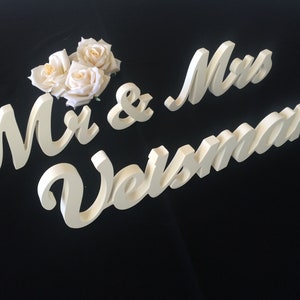 Personalized Name sign. Last Name Sign for Wedding. Custom Wood sign Mr & Mrs and name.