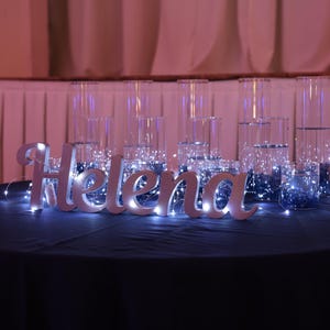 Custom NAME for candle ceremony, Personalized Sign for Candle table, Birthday, Sweet 16, Wooden name sign for table decor, Decor for girls