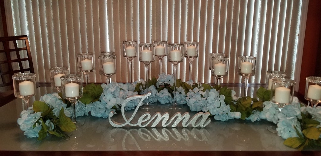 Custom NAME for Candle Ceremony, Personalized Sign for Candle Table