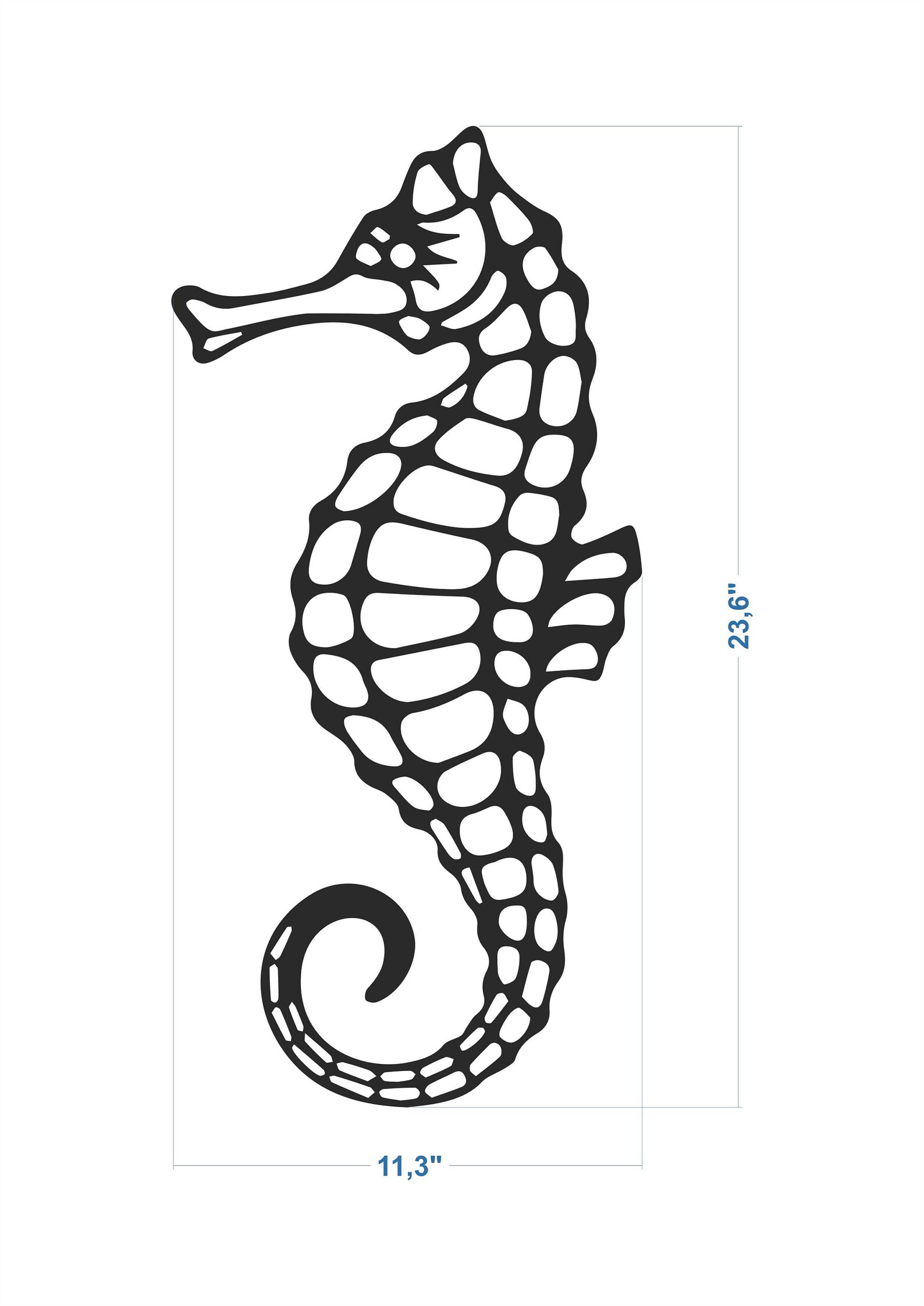 Seahorse wall decor. Seahorse wall art wood sign. Coastal Etsy