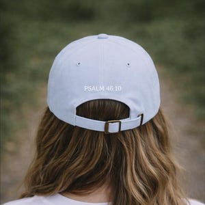 Be Still Christian Hat Embroidered Faith Baseball Cap Psalm 46 10 Christian Gift for Men and Women