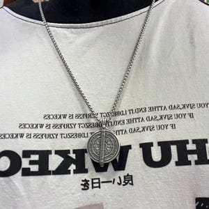 Manjushri & Om Mani Padme Hum Gau Caja Colgante Cobre Puro (Solo Colgante)