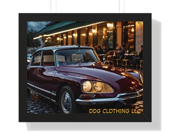 Vintage Citroen DS Poster by Salumec Design - Etsy