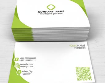 Custom Business Cards Printed | Personalized Business Card Printing | Matte or Glossy