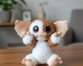 Patrón de crochet Gizmo: Fan Art de Gremlins amigurumi (archivo PDF)