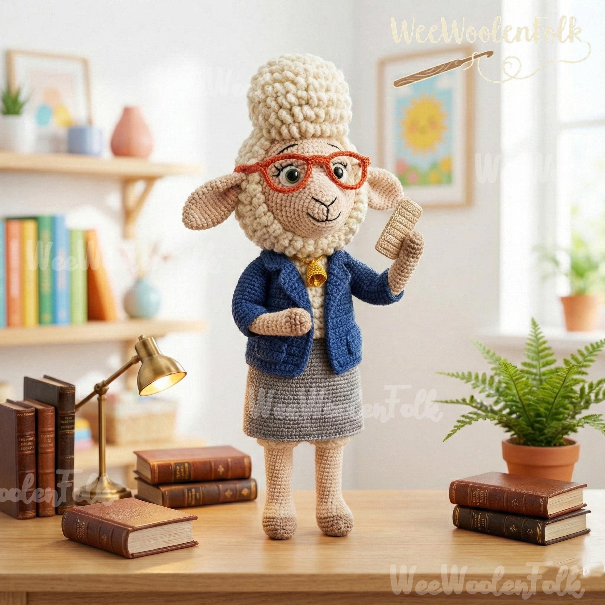 Handmade Milton Lynxley Crochet Doll, Canadian Lynx Crochet