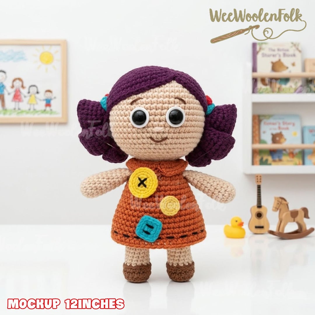 Handmade Dolly Crochet Doll, Toy Story Dolly Amigurumi, Disney