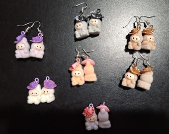 Mini Fufu Earrings