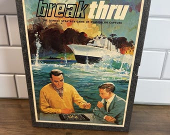3M Bookshelf BreakThru Strategy Board Game Game Complete Set Vintage 1965