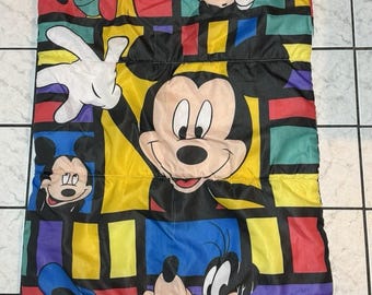VTGG Micky Maus Disney Schlafsack Donald Goofy Pluto 27 "x 53 ""USA"" lesen."