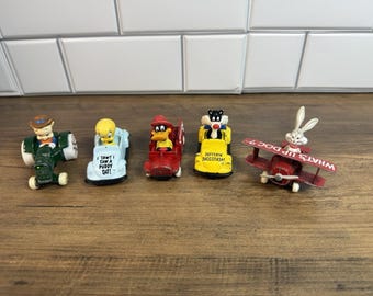 1988 ERTL Die Cast Looney Tunes Made in USA Bugs Daffy Sylvester Tweety Porky
