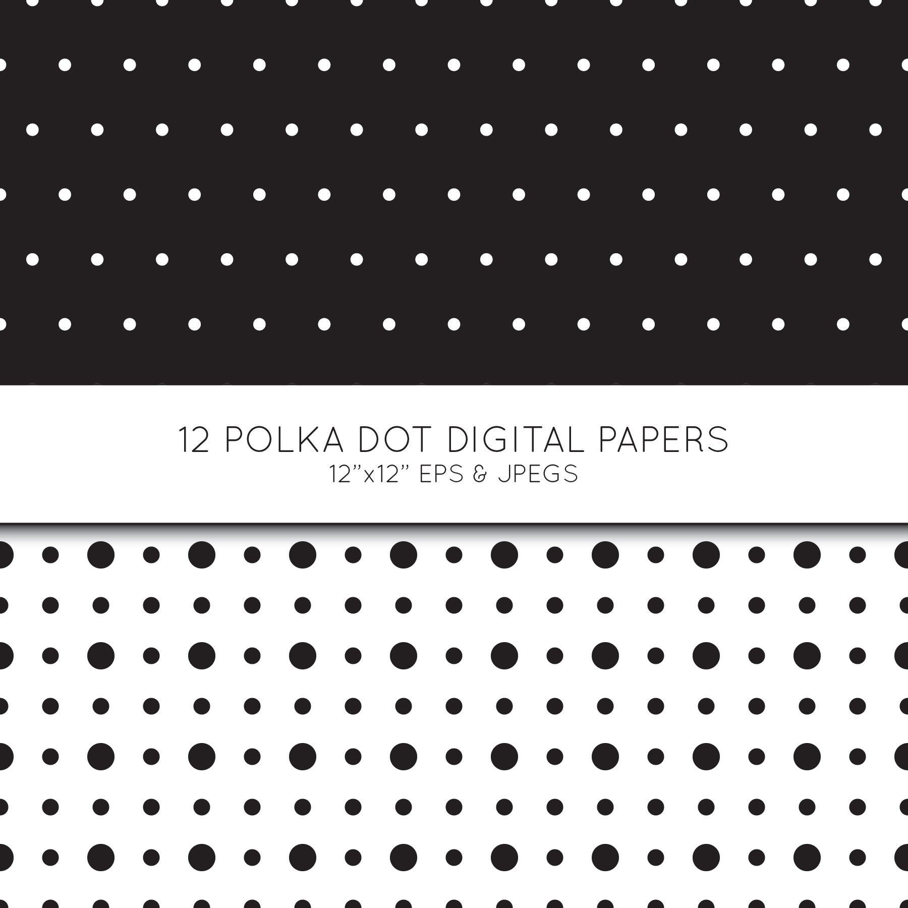 Dot Digital Paper Polka Dot Scrapbook paper Dot digital Etsy
