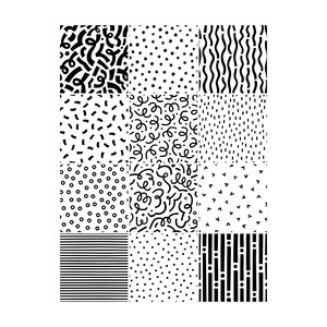 Doodle Digital Paper, Hand Drawn Scrapbook Paper, Black and White ...