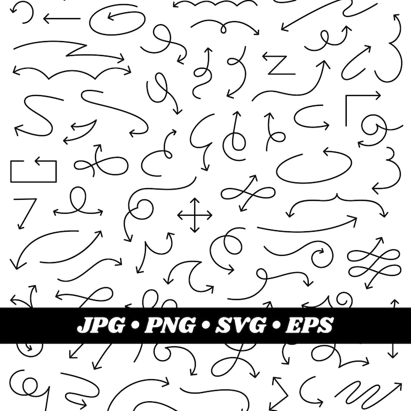 Scrapbook Arrow Sticker - Etsy UK