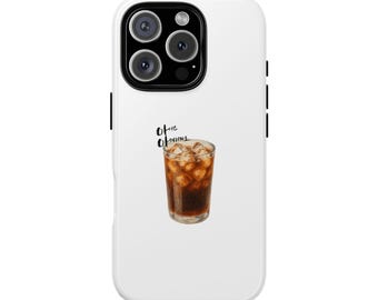 Capa de celular Iced Americano: design de letras coreanas, capa protetora
