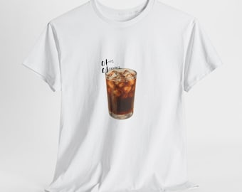 Iced Americano T-Shirt: Korean Letter Graphic Tee