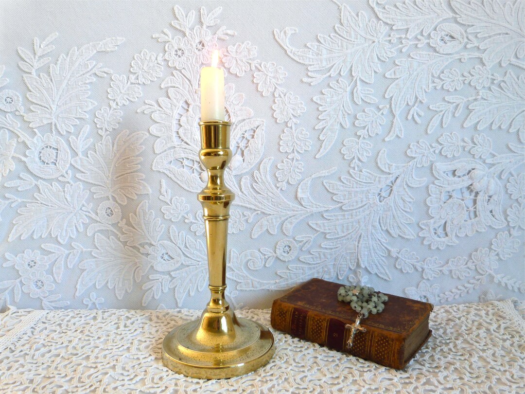 19th French Candlestick Brass Candlestick French Antique Candlestick Antique Candle Stick Holder