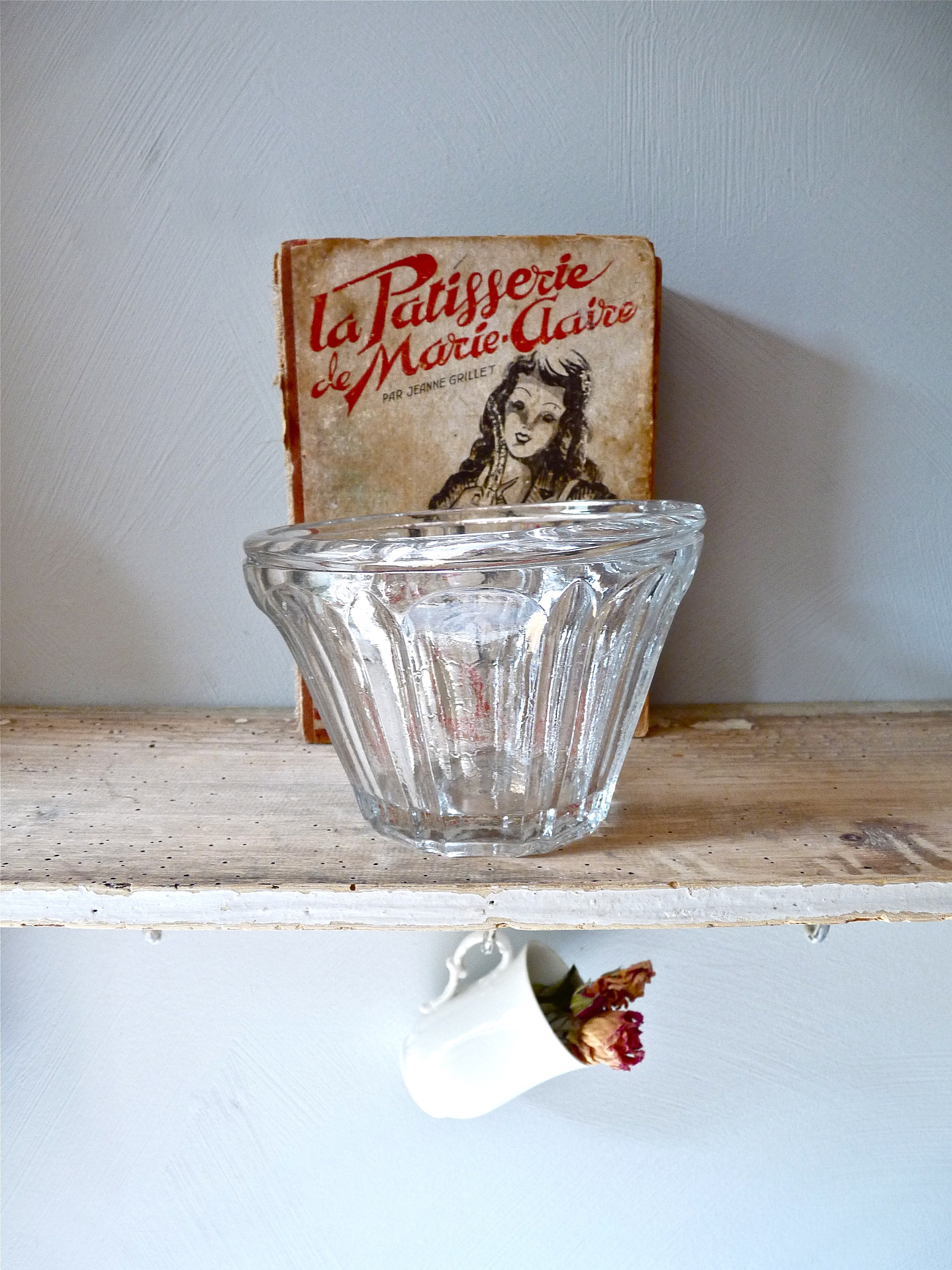 BIG Antique french jam jar Antique Glass jar French Etsy