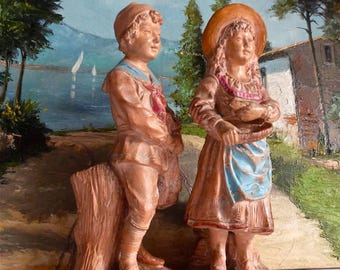 19th Dieppe - French terracotta fisherman statuette